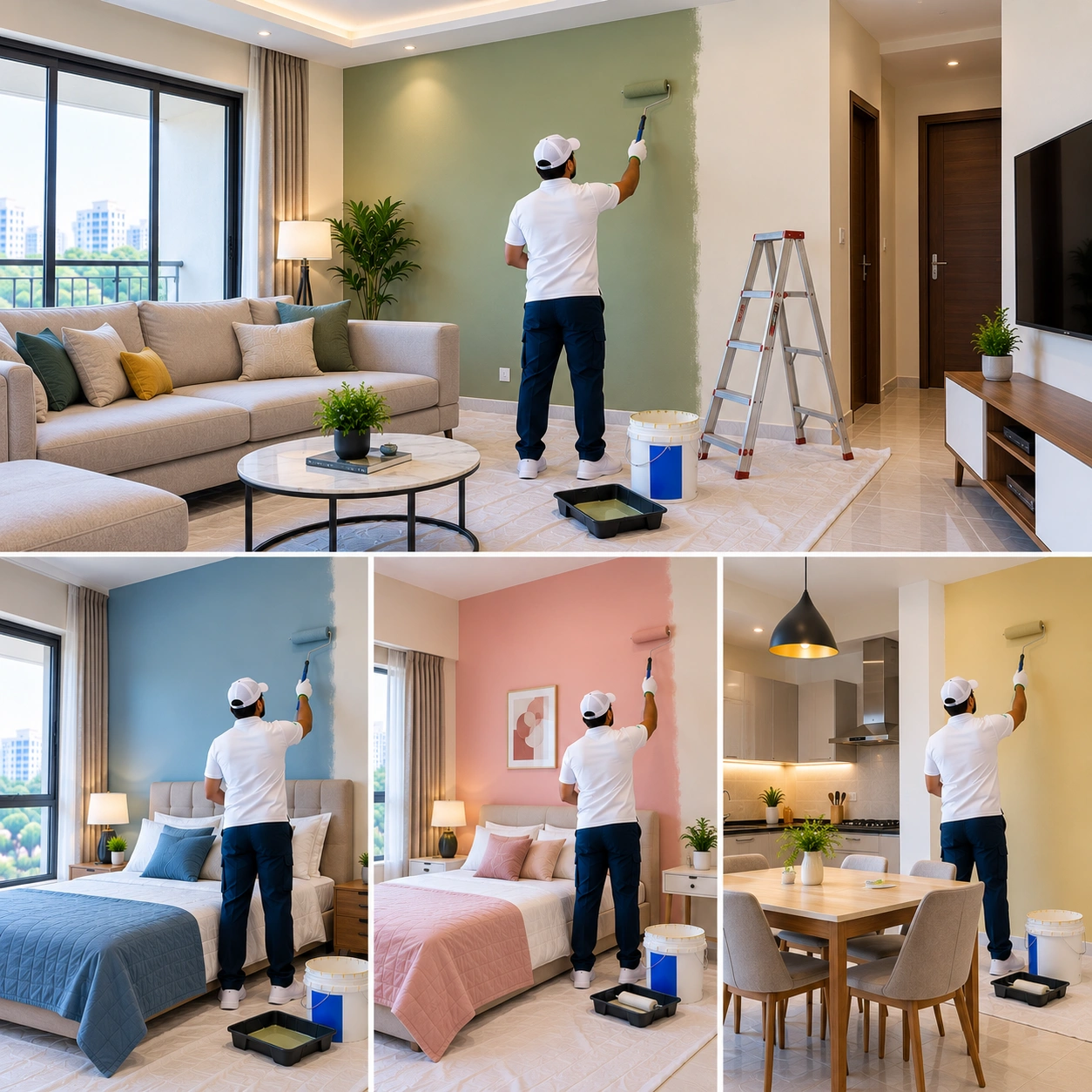 3 BHK Home Re Painting