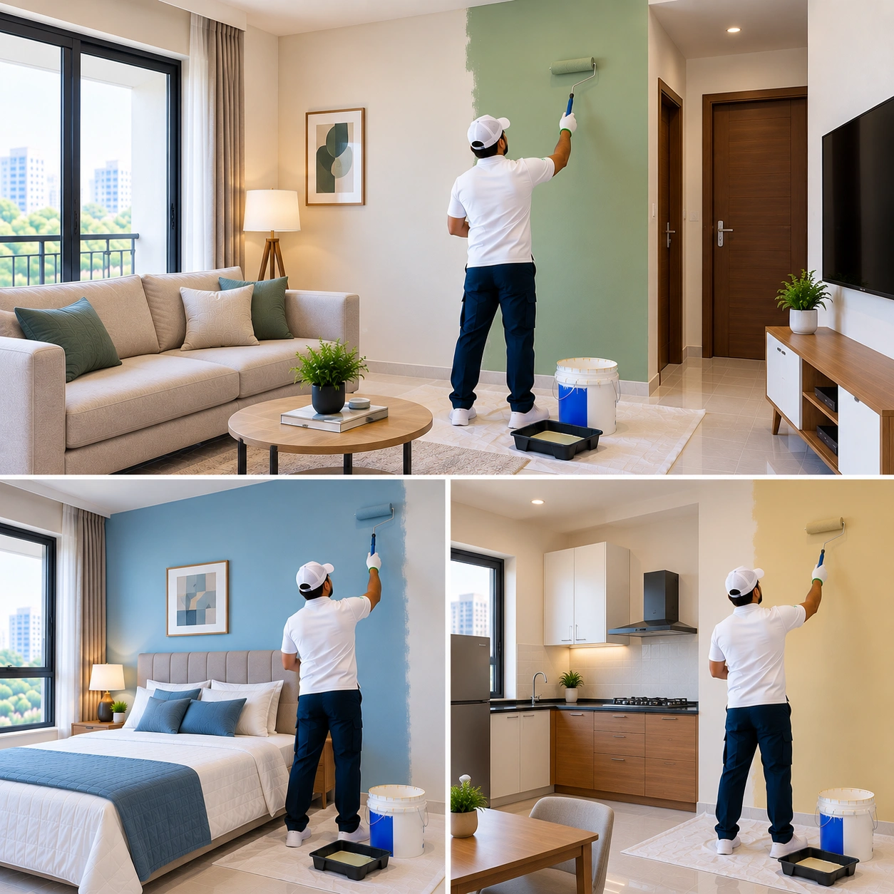 1 BHK  Home Re Painting