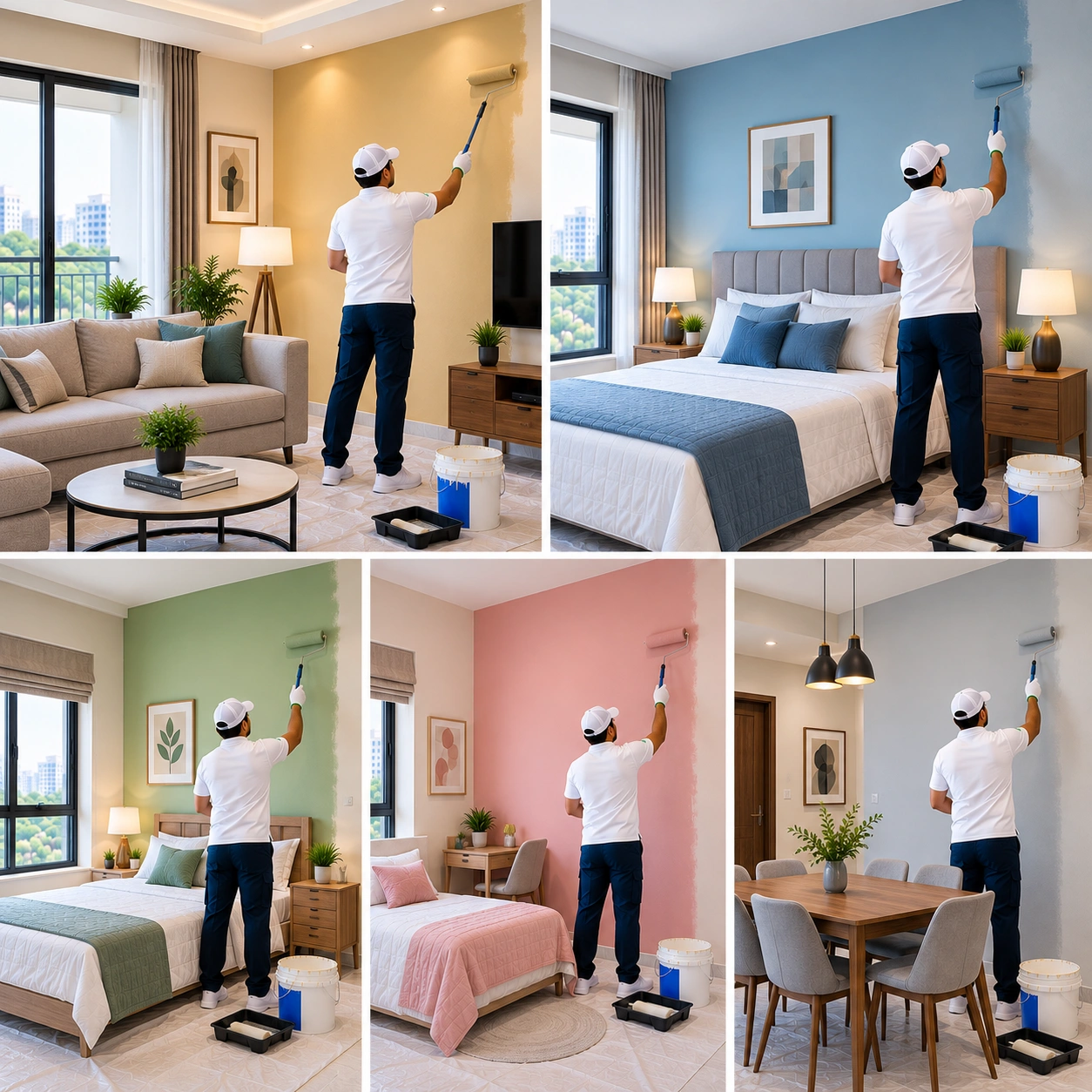 4 BHK Home Re Painting