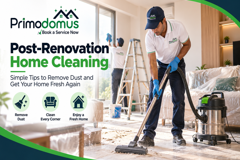 Post-Renovation Home Cleaning: How to Remove Dust After Home Improvement Work