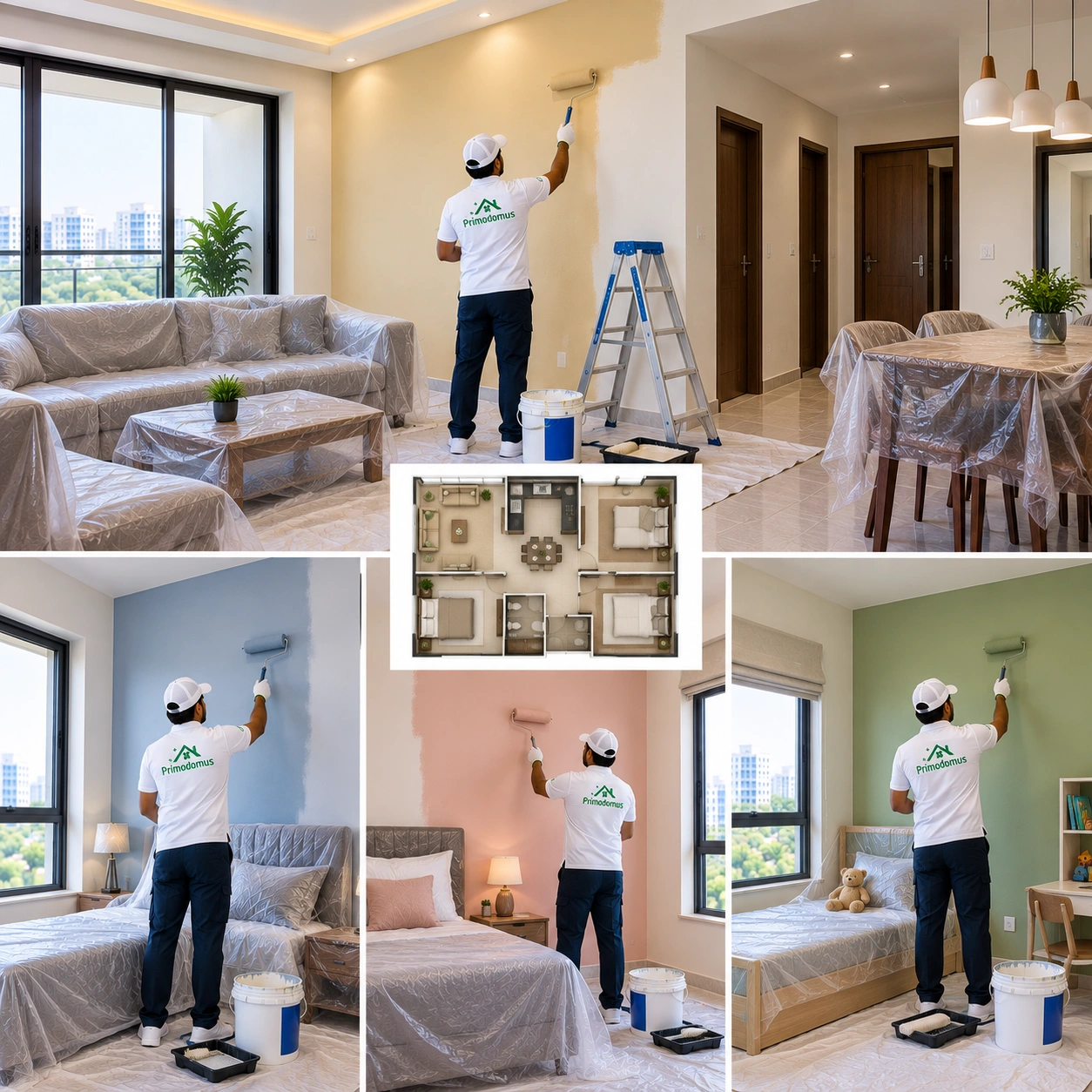3 BHK Home Painting