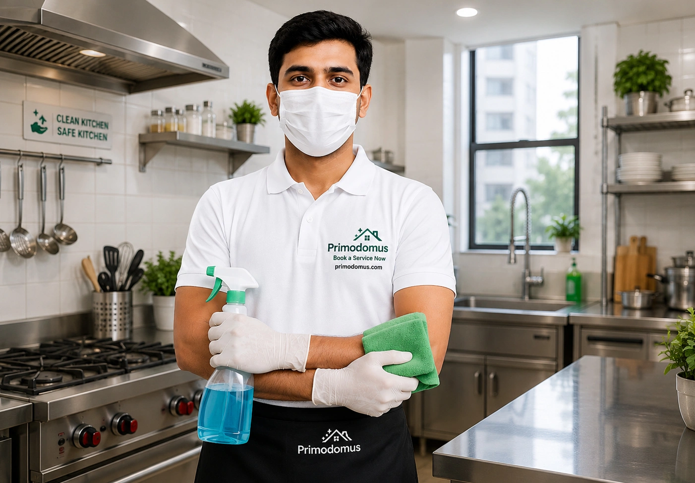 Professional kitchen cleaning