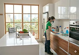 Professional kitchen cleaning